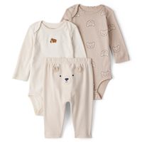 Conjunto 3 Piezas Pantalón y Dos Body Bebé Niño