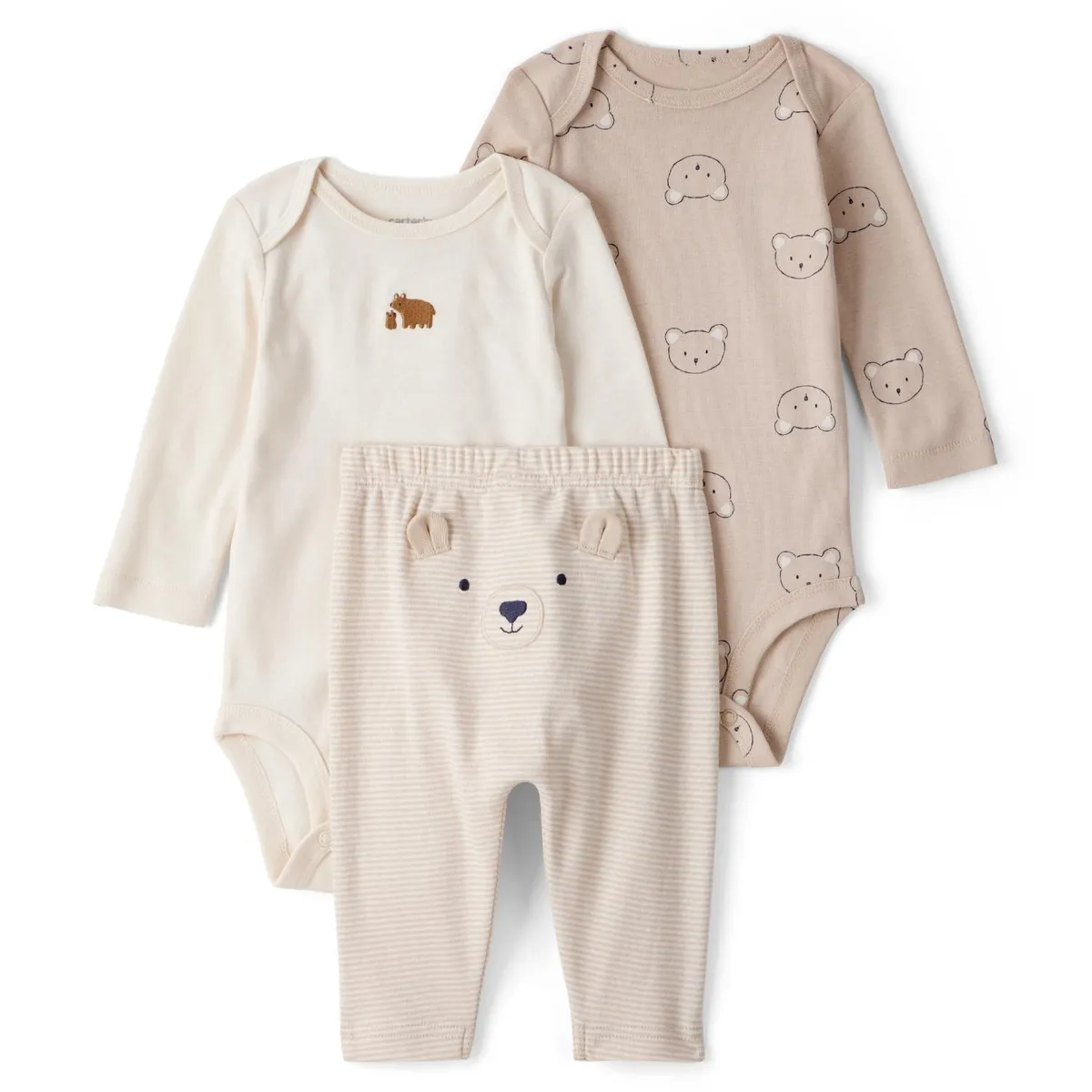 CARTER'S - Conjunto 3 Piezas Pantalón y Dos Body Bebé Niño Carter's