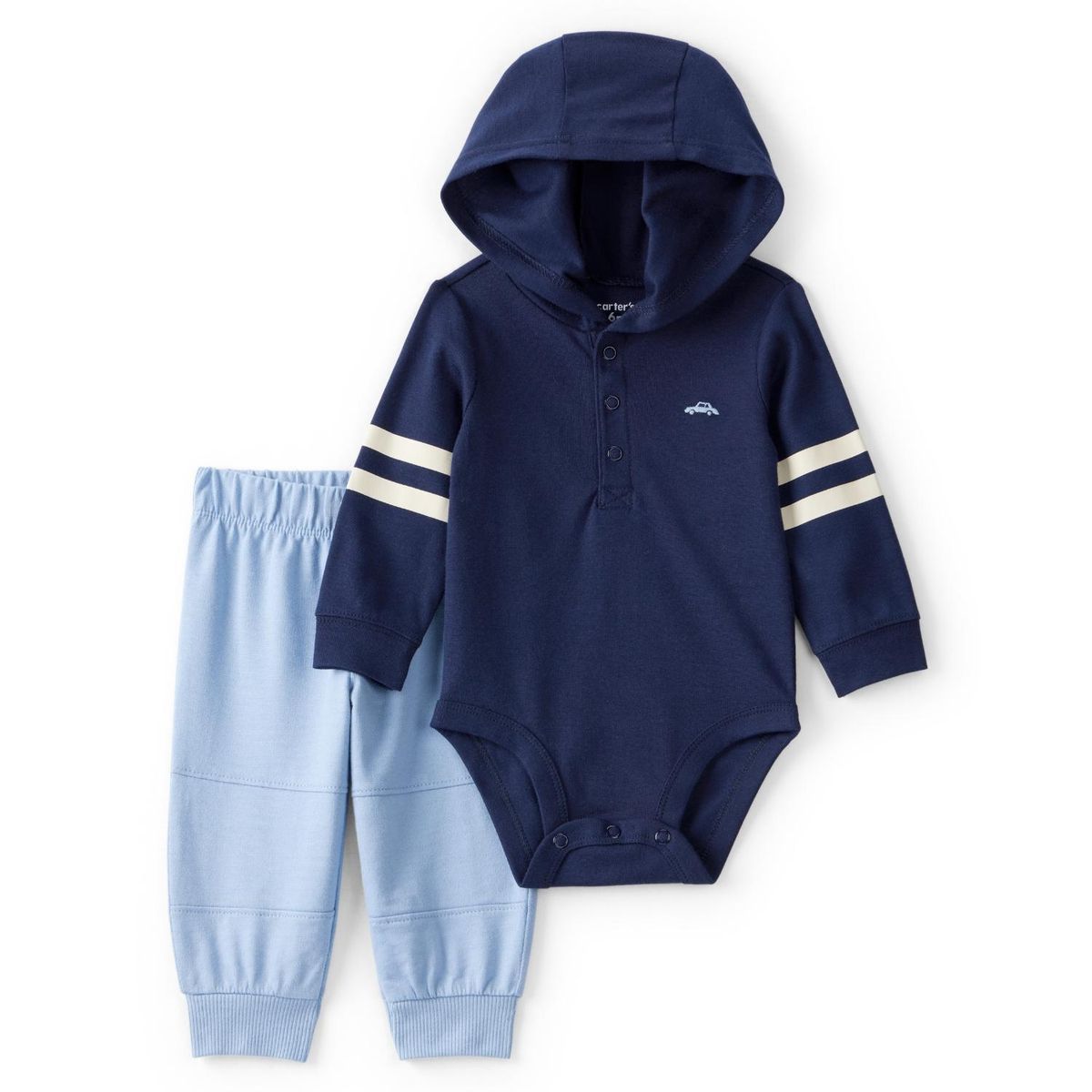 CARTER'S - Conjunto 2 Piezas Body y Pantalón Buzo Bebé Niño Carter's