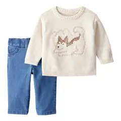 CARTER'S - Conjunto 2 Piezas Sweater y Pantalón Bebé Niño