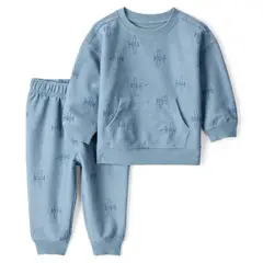 CARTER'S - Conjunto 2 Piezas Polerón y Pantalón Buzo Estampado Bebé Niño