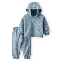 Conjunto 2 Piezas Polerón y Pantalón Buzo Estampado Bebé Niña