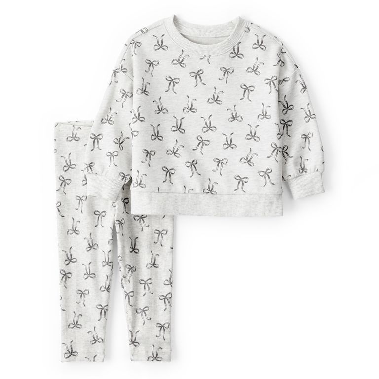 CARTER'S Conjunto 2 Piezas Polerón y Calza Estampado Bebé Niña