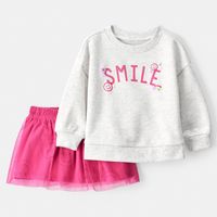 Conjunto 2 Piezas Polerón y Falda Tul Bebé Niña