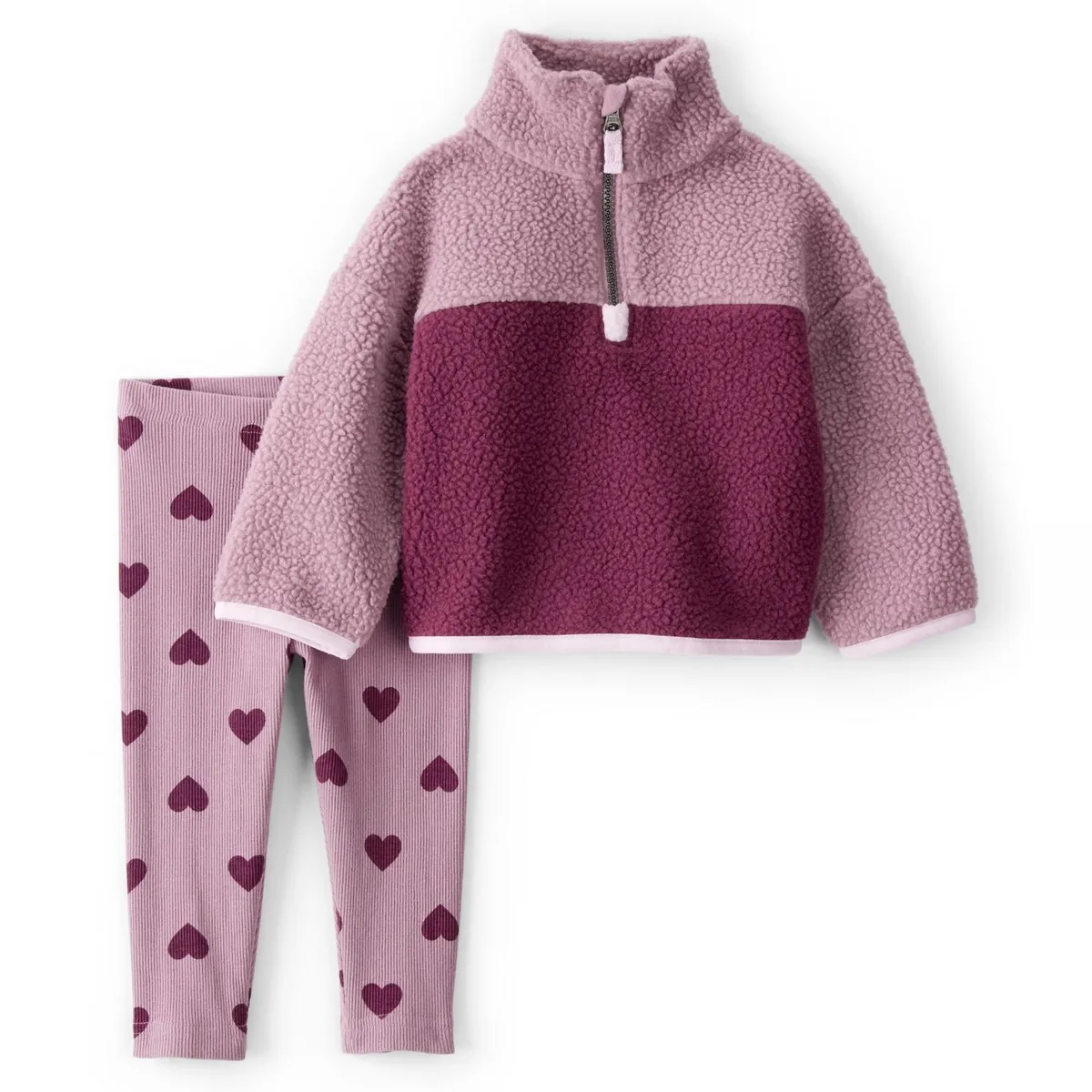 CARTER'S - Conjunto 2 Piezas Polerón y Calza Bebé Niña Carter's