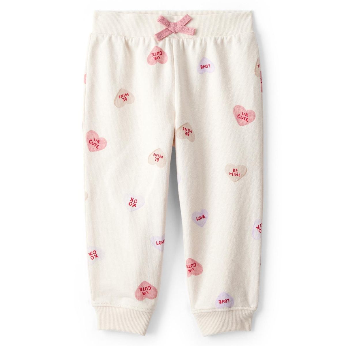 CARTER'S - Conjunto 2 Piezas San Valentín Polerón y Pantalón Buzo Bebé Niña Carter's