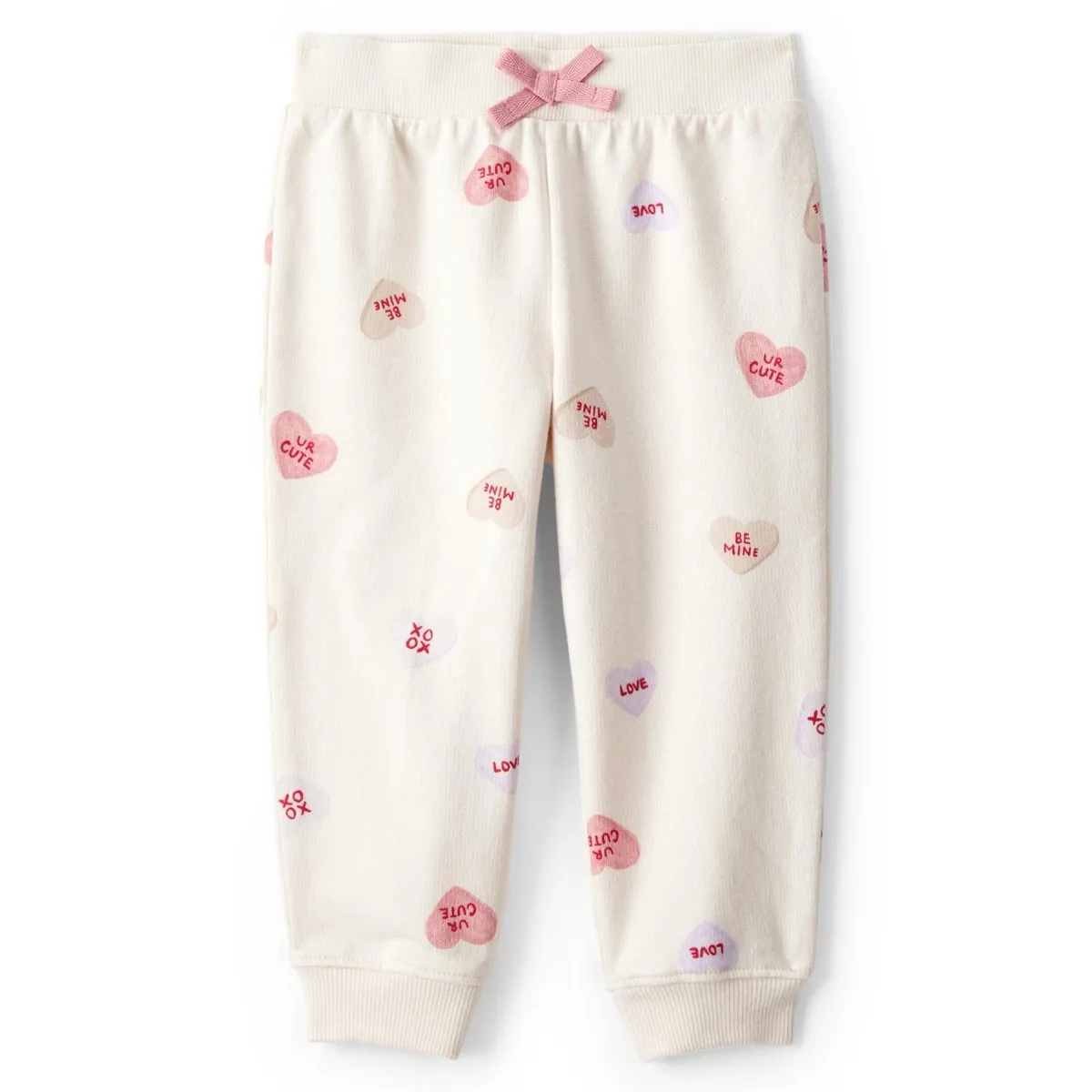 CARTER'S - Conjunto 2 Piezas San Valentín Polerón y Pantalón Buzo Bebé Niña Carter's
