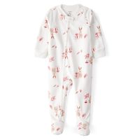 Pijama Polar Estampado Conejitos Bebé Niña