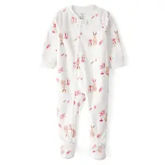 CARTER'S - Pijama Polar Estampado Conejitos Bebé Niña