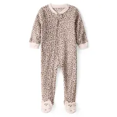 CARTER'S - Pijama Polar Estampado Animal Print Bebé Niña