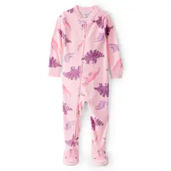 CARTER'S - Pijama Polar Estampado Dinosaurios Bebé Niña