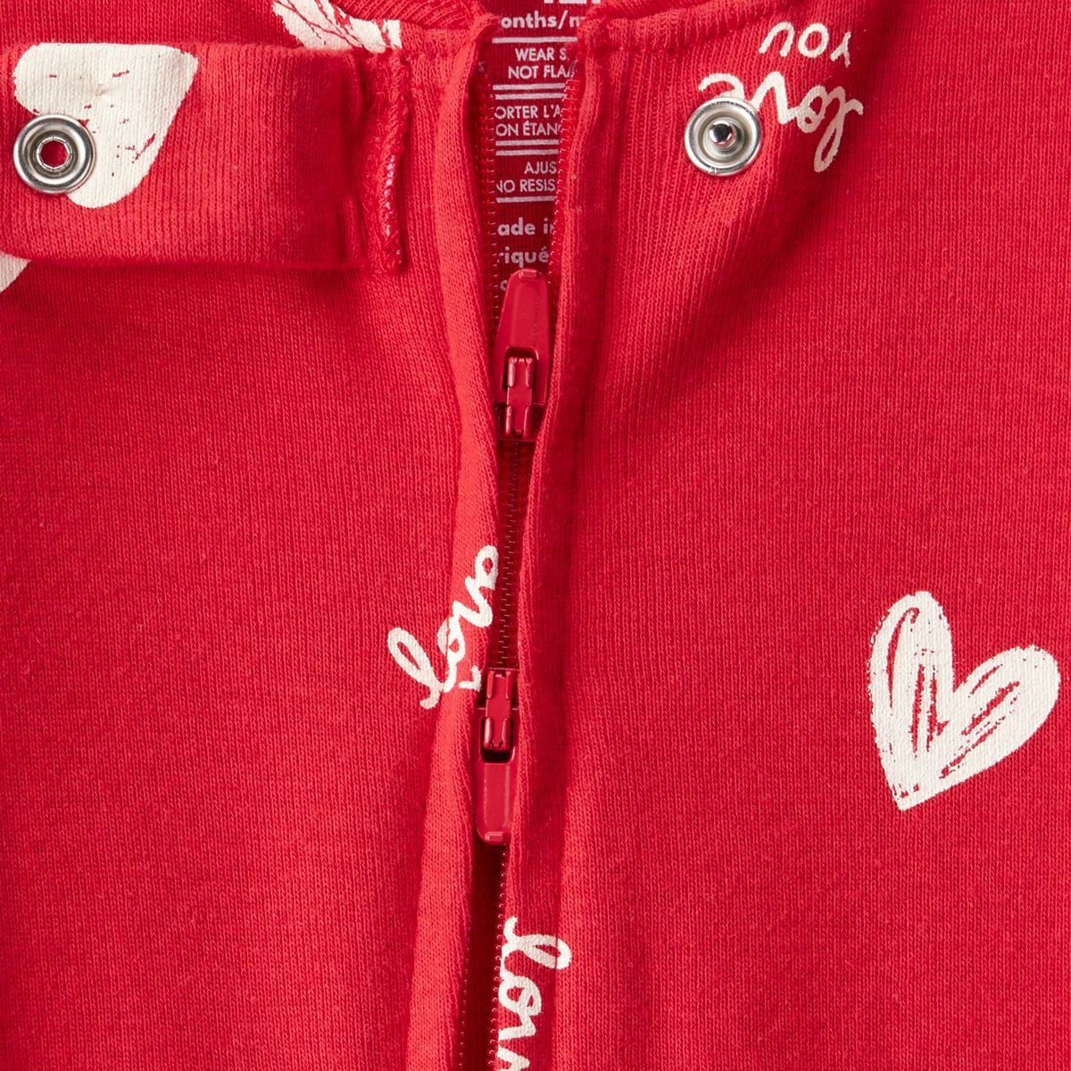 CARTER'S - Pijama San Valentín Algodón Bebé Unisex Carter's