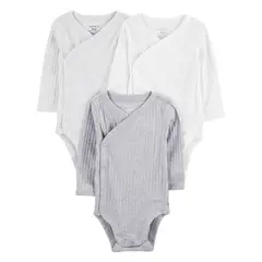 CARTER'S - Pack De Bodys Algodón 3 Unidades Unisex Bebé
