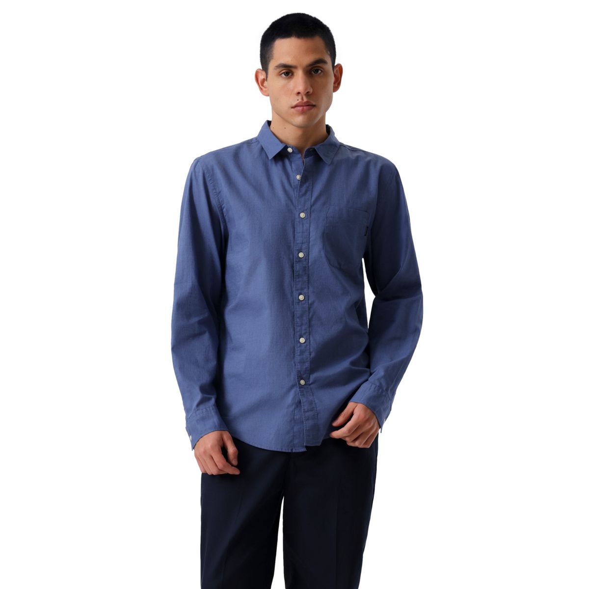 DOCKERS - Camisa Denim Manga Larga Hombre Dockers