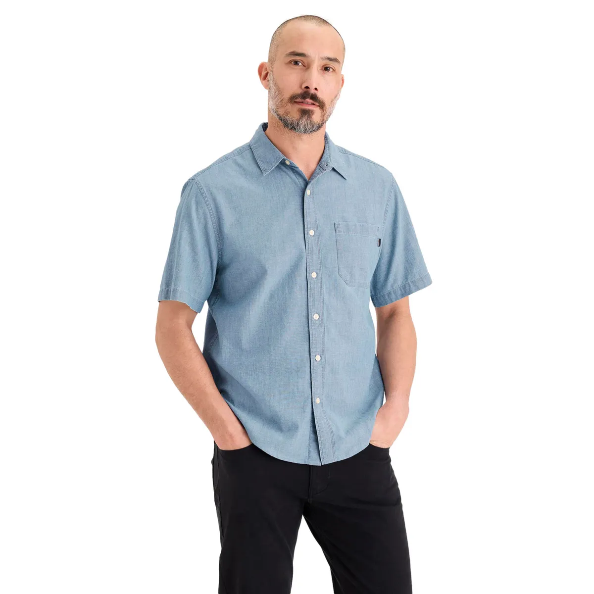 DOCKERS - Camisa Casual Manga Corta Hombre Dockers