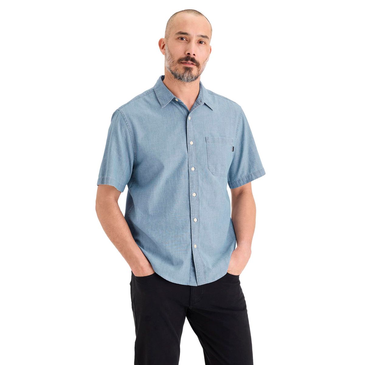 DOCKERS - Camisa Casual Manga Corta Hombre Dockers