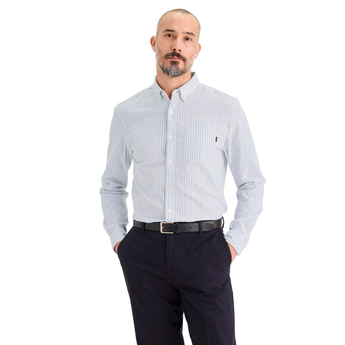 DOCKERS - Camisa Casual Manga Larga Hombre Dockers