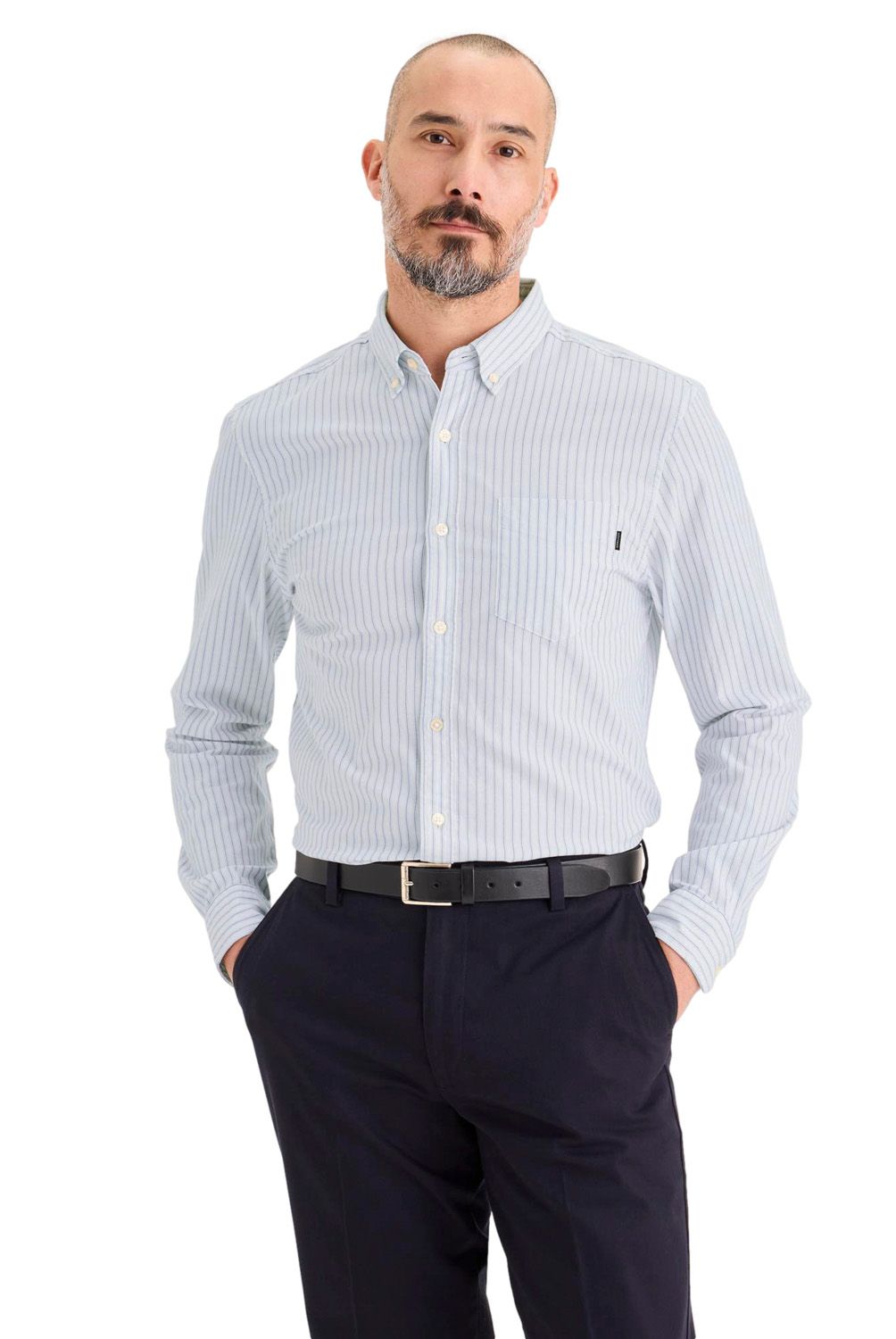 DOCKERS - Camisa Casual Manga Larga Hombre Dockers
