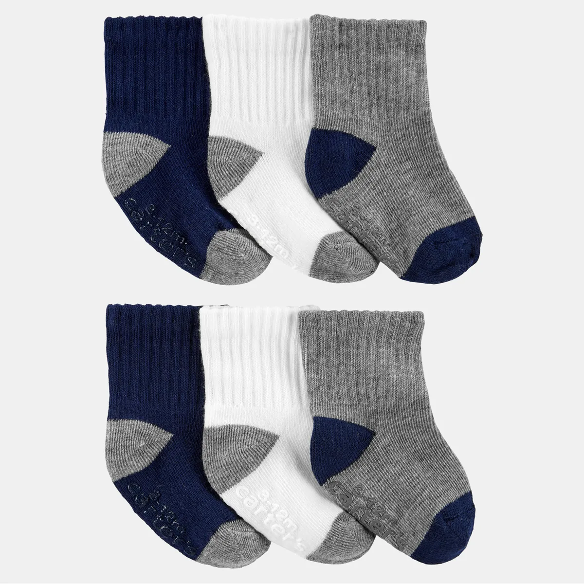 CARTER'S - Pack 6 Pares Calcetines Algodón Niño Carter's