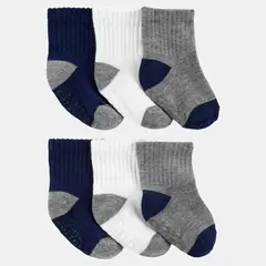 CARTER'S - Pack 6 Pares Calcetines Algodón Niño
