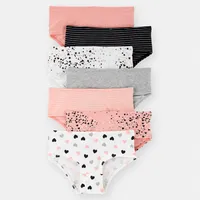 Pack 7 Calzones Algodón Niña