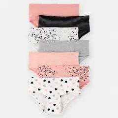 CARTER'S - Pack 7 Calzones Algodón Niña