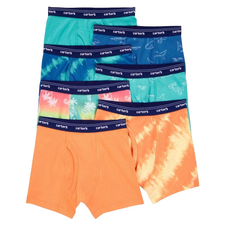 Pack 7 Boxers Algodón Niño 2 A 5 Años