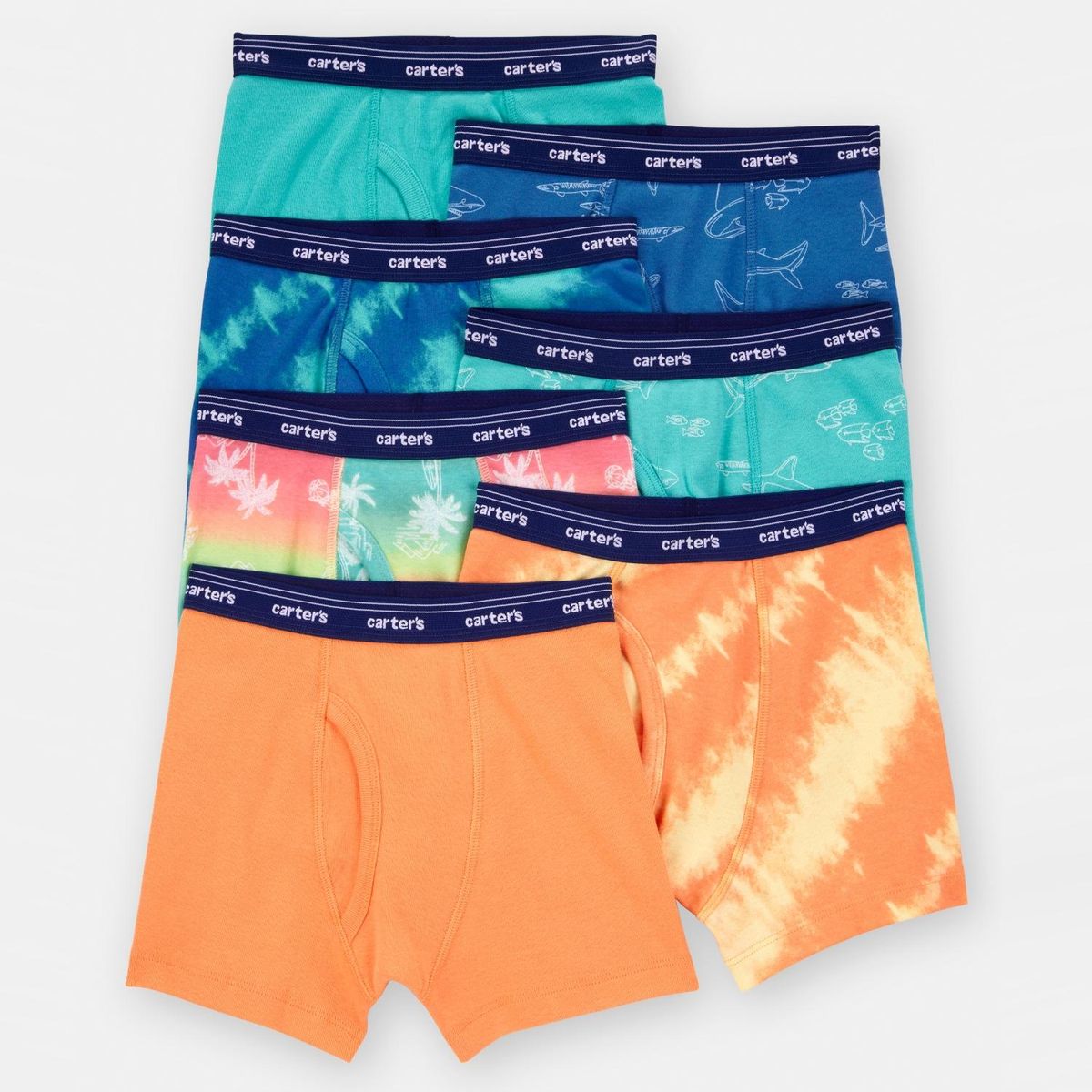 CARTER'S - Pack 7 Boxers Algodón Niño Carter's