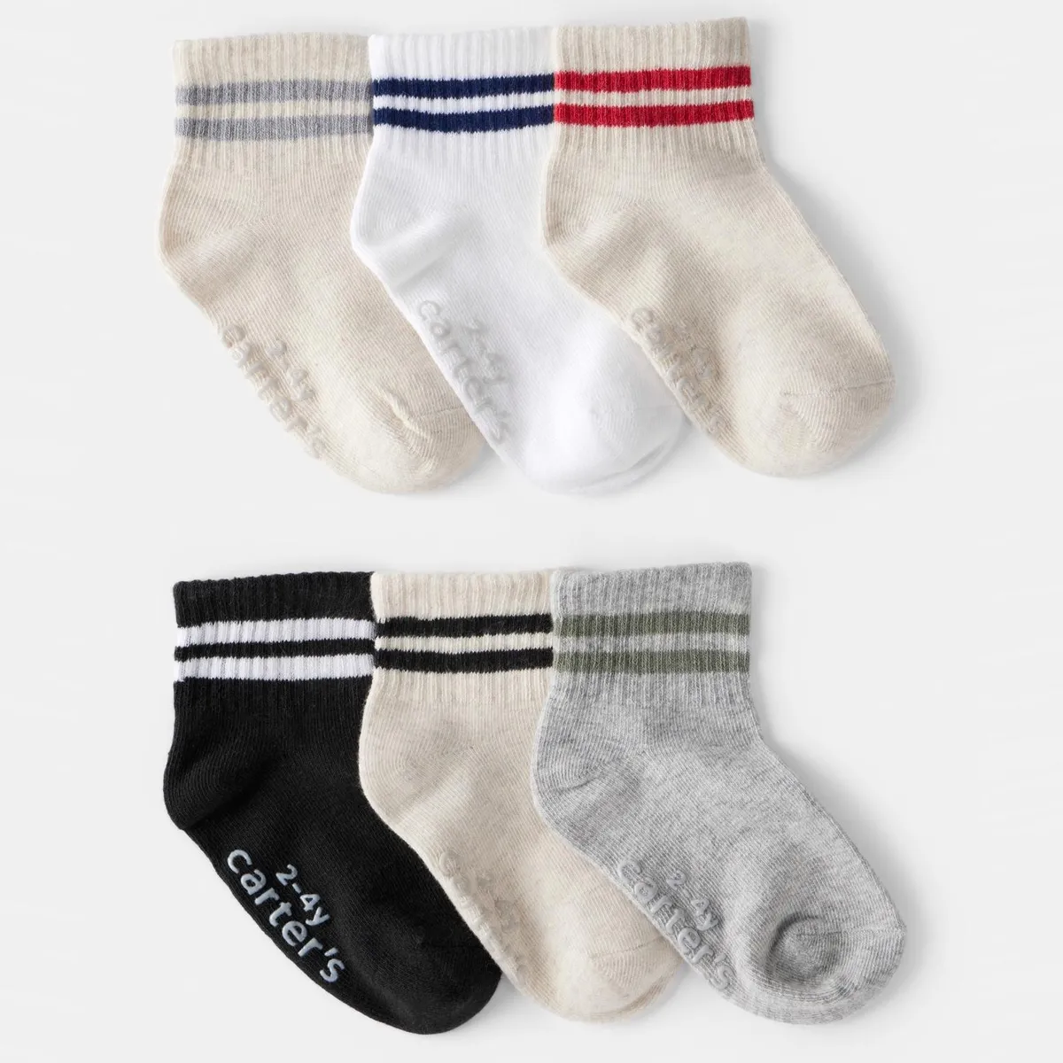 CARTER'S - Pack 6 Pares Calcetines Algodón Niño Carter's