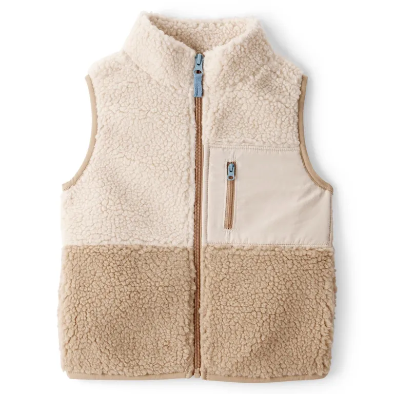 CARTER'S Chaqueta Vest Sherpa Bicolor Niño