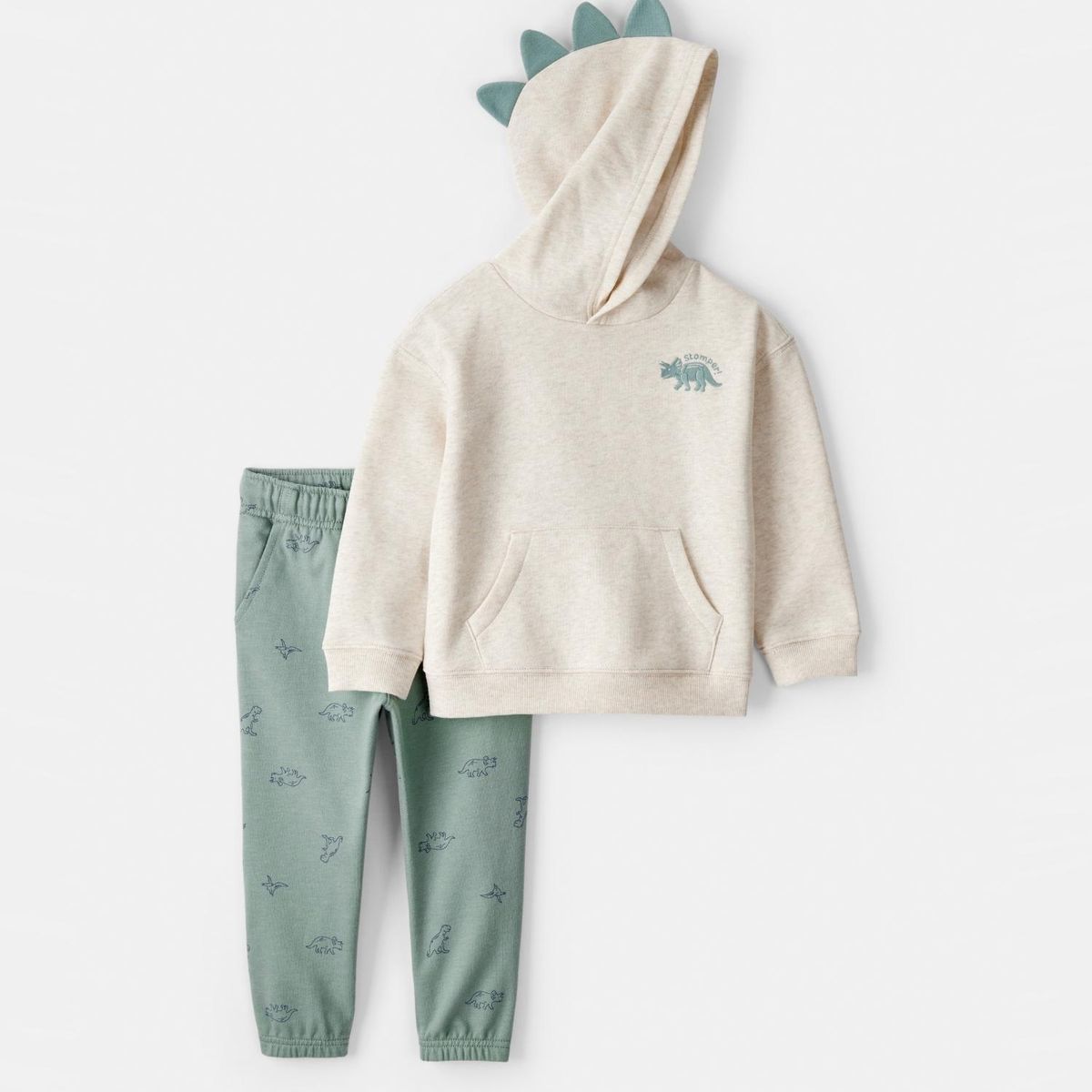 CARTER'S - Conjunto 2 Piezas Polerón y Pantalón Dinosaurios Niño Carter's