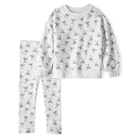 Conjunto 2 Piezas Polerón y Calza Estampado Niña