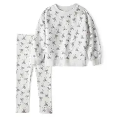 CARTER'S - Conjunto 2 Piezas Polerón y Calza Estampado Niña