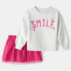 CARTER'S - Conjunto 2 Piezas Polerón y Falda Tul Niña