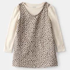 CARTER'S - Conjunto 2 Piezas Vestido y Polera Manga Larga Niña