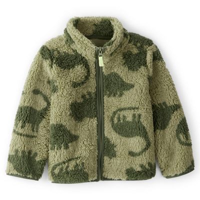 Imagen 1 del producto Polerón Sherpa Con Cierre Dinosaurios Niño