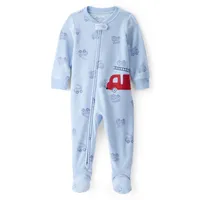 Pijama Polar Aplicación Bombero Niño