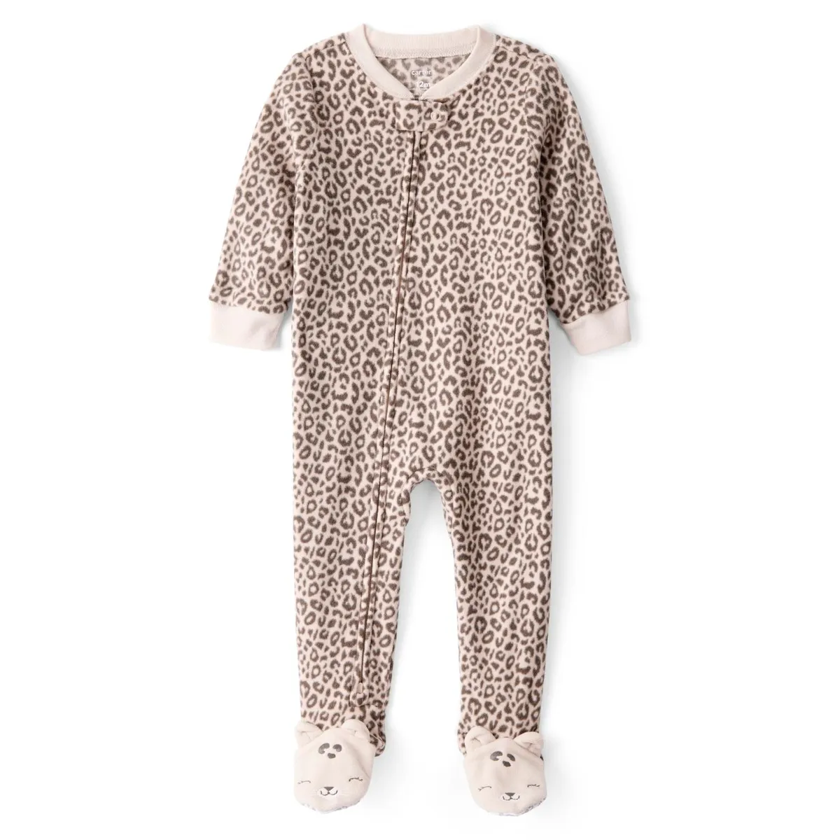 CARTER'S - Pijama Polar Estampado Animal Print Niña Carter's