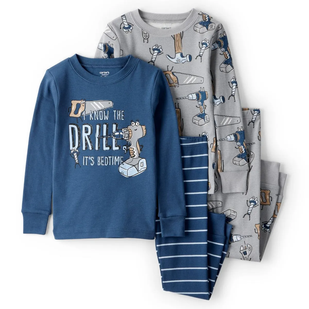 CARTER'S - Pijama 4 Piezas Estampado Algodón Niño Carter's