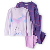 Pijama 4 Piezas Algodon Niña