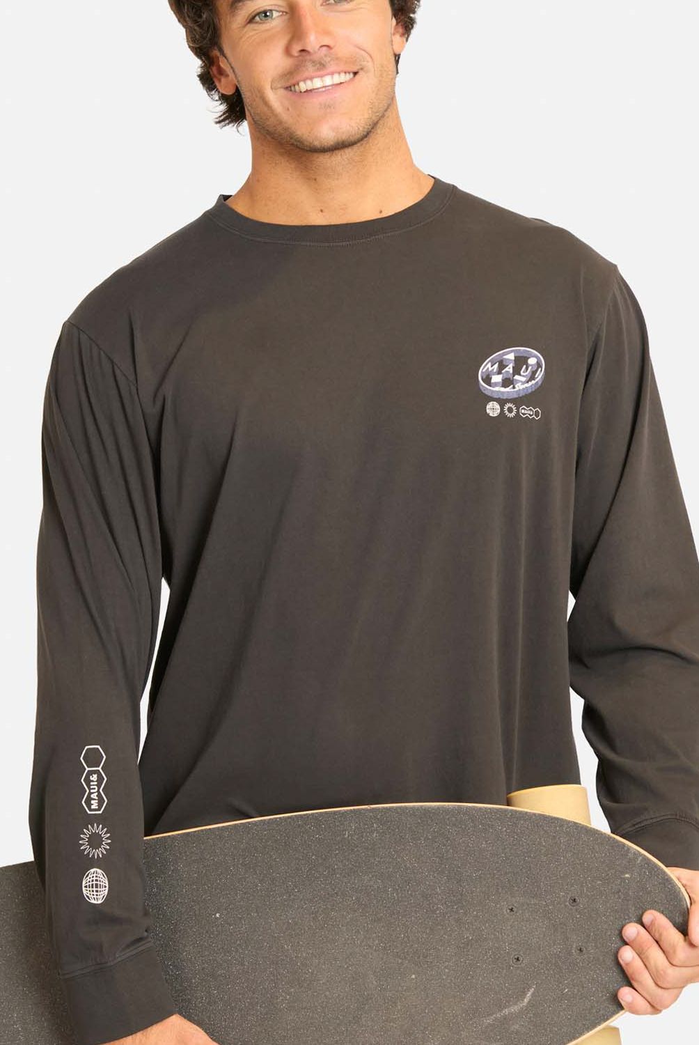 MAUI AND SONS - Polera Manga Larga Algodón Hombre Maui And Sons