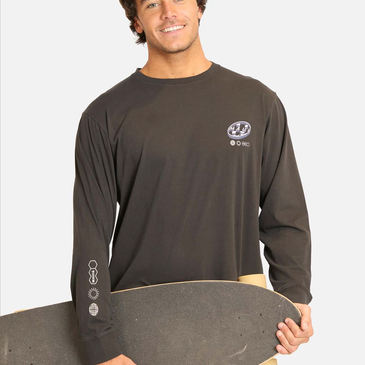 MAUI AND SONS - Polera Manga Larga Algodón Hombre Maui And Sons