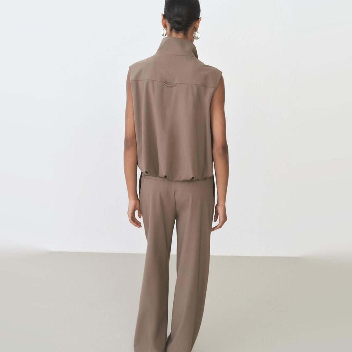 MANGO - Chaleco Oversize Bolsillos Mujer Mango