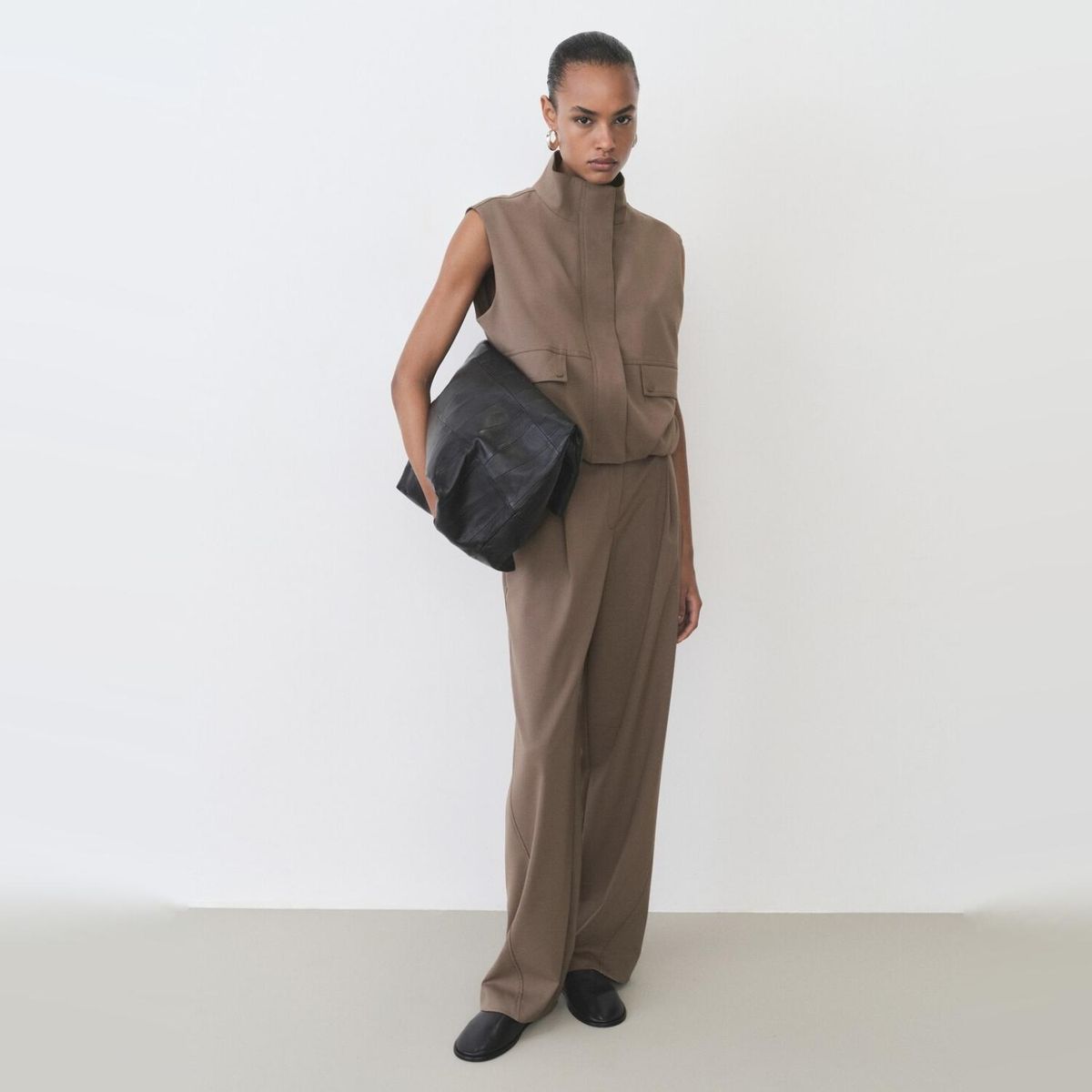 MANGO - Chaleco Oversize Bolsillos Mujer Mango