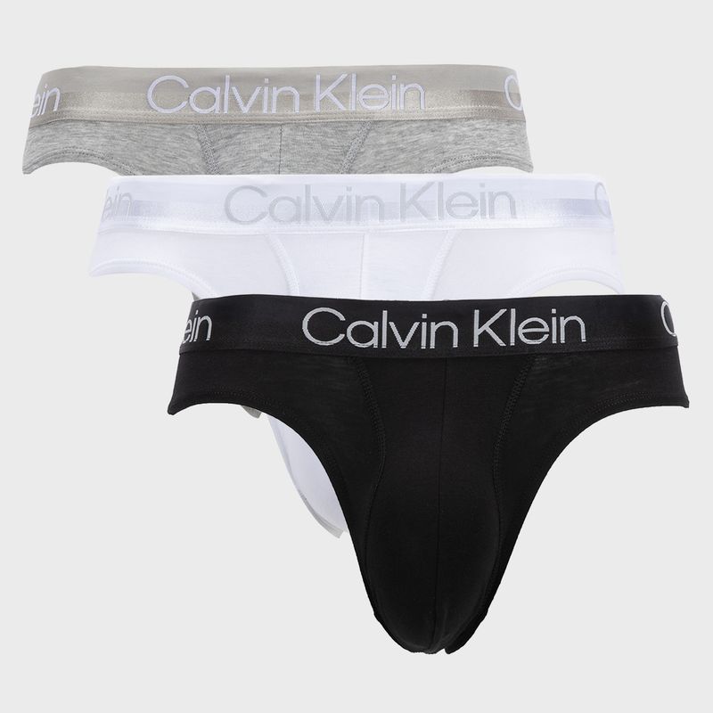 CALVIN KLEIN - Pack De 3 Slips Algodón Hombre Calvin Klein