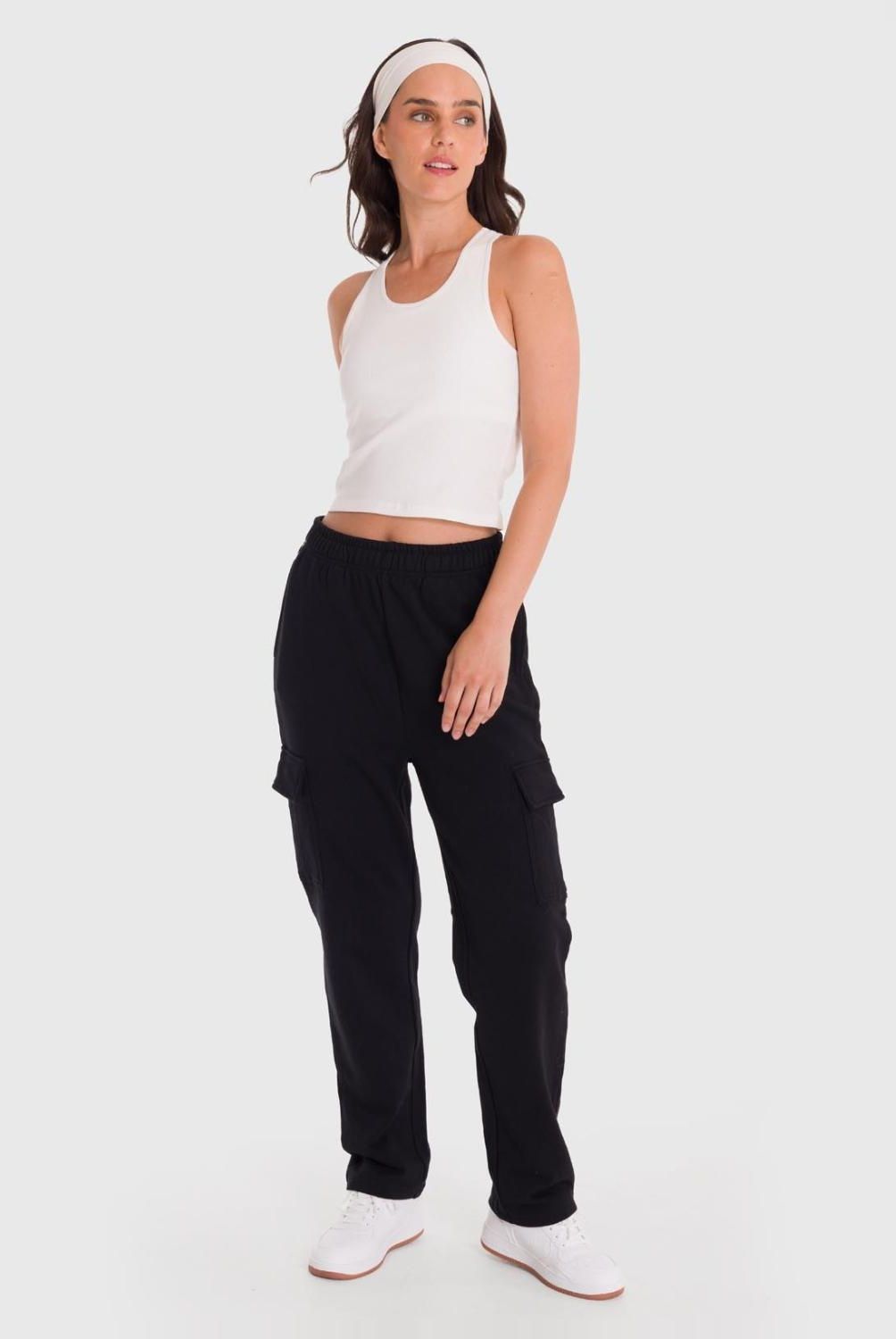 BSOUL - Pantalón De Buzo Cargo Mujer Bsoul