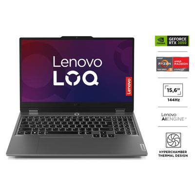 Imagen 2 del producto Notebook Gamer LOQ AMD Ryzen 5 7235HS 16GB RAM 512GB SSD RTX 3050 15,6"" FHD 144Hz NVIDIA G-Sync