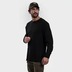 GNOMO - Polera Manga Larga Algodón Hombre