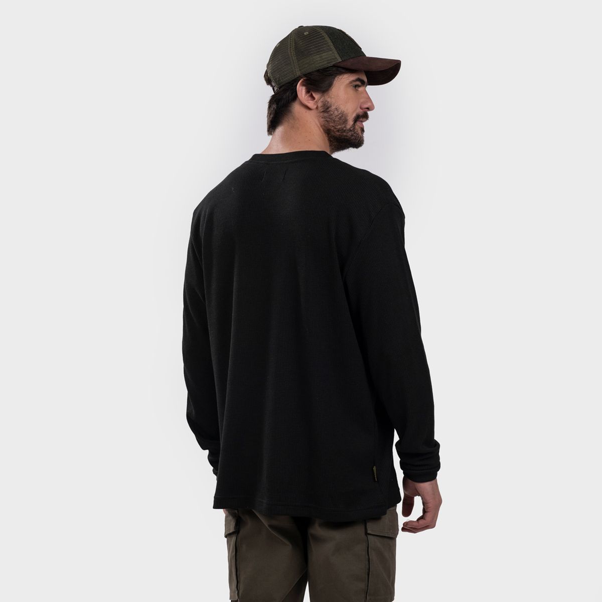 GNOMO - Polera Manga Larga Algodón Hombre Gnomo