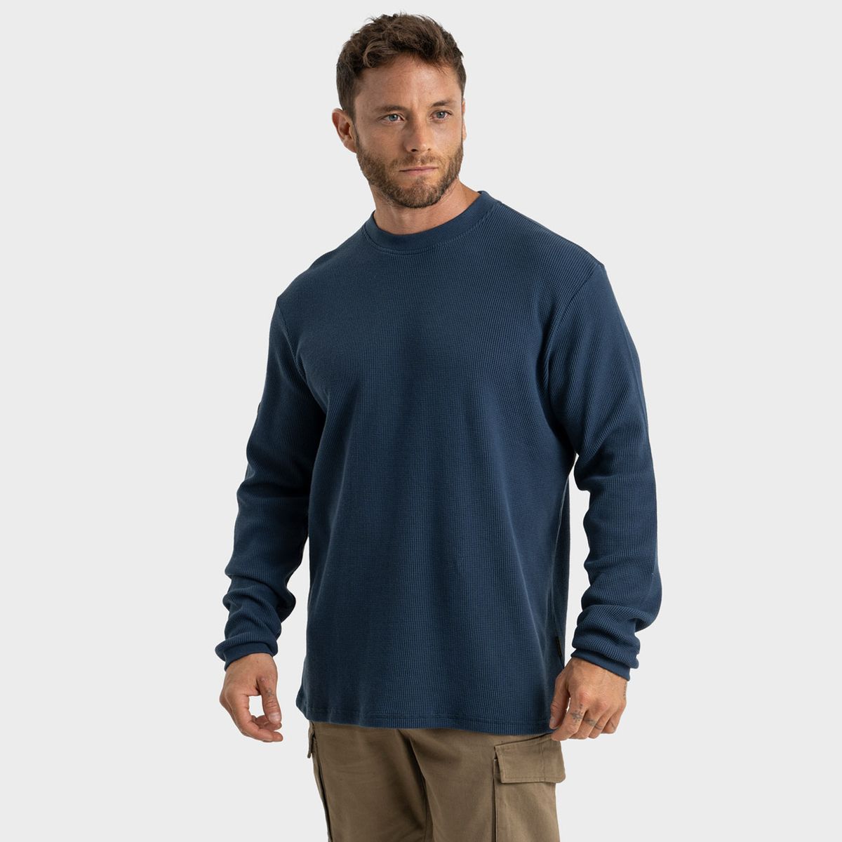 GNOMO - Polera Manga Larga Algodón Hombre Gnomo